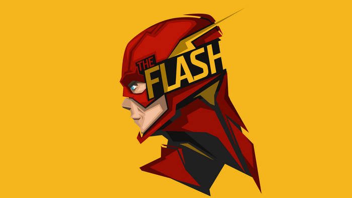 The Flash Minimalist Artwork 4K