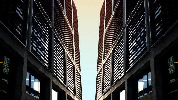 Modern Buildings with Louvered Facades