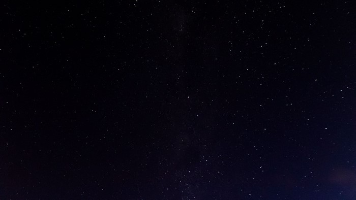 Starry night sky