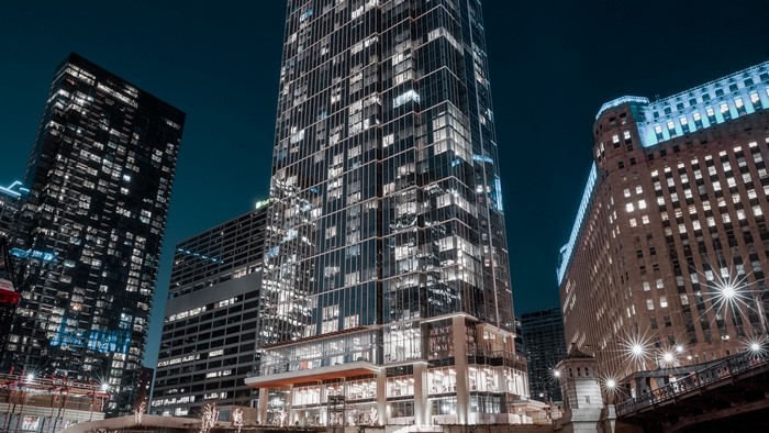 Skyscrapers at Night