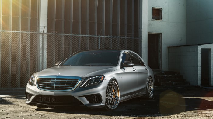 Silver Mercedes-Benz S-Class Sedan