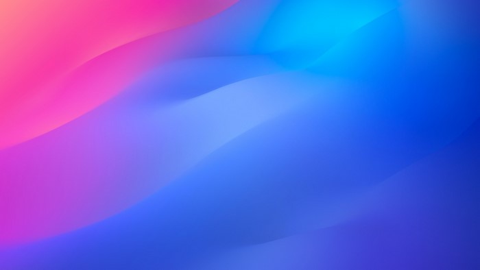 Abstract Gradient with Pink and Blue Waves