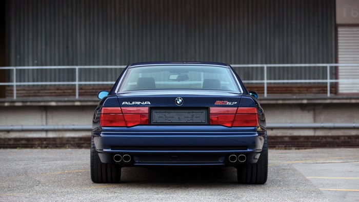 Blue Alpina B12 5.7 Coupe Rear View