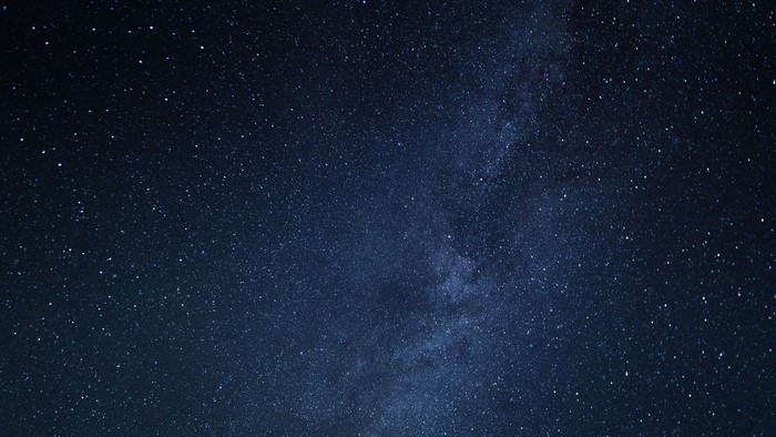Starry night sky with the Milky Way