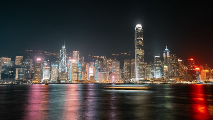 Hong Kong Skyline at Night