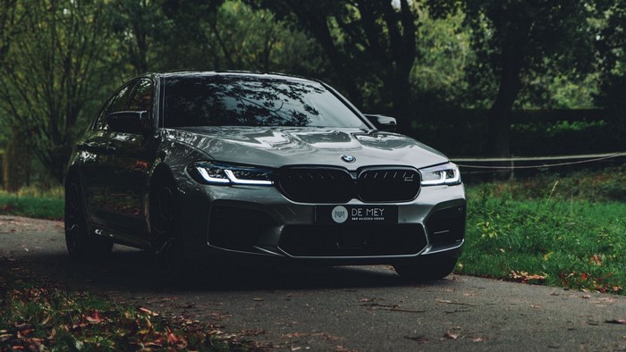 BMW M5 Sedan on a Road