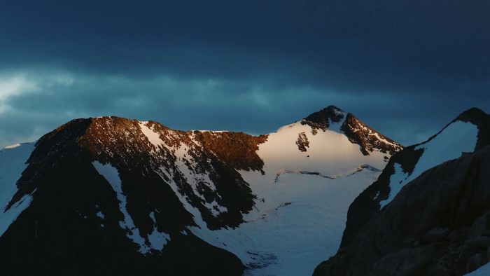 Mountains at sunset