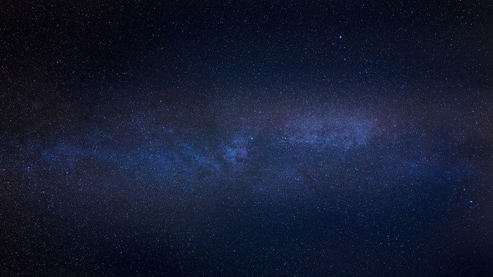 Starry night sky with the Milky Way