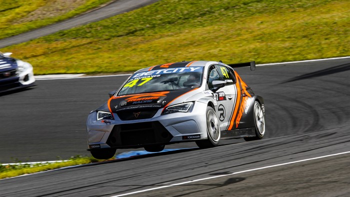 47 Race Car on Track