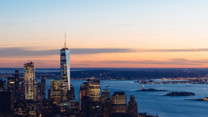 New York City Skyline at Dusk