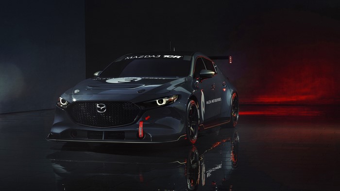 4K Mazda3 TCR Race Car
