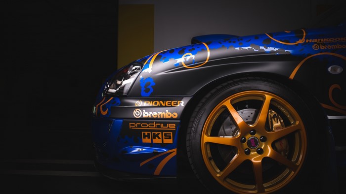 4K Subaru Impreza WRX STI with racing decals