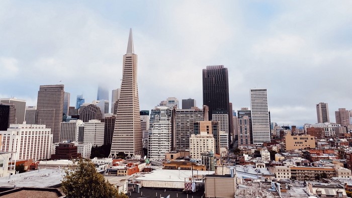 San Francisco skyline with Transamerica Pyramid