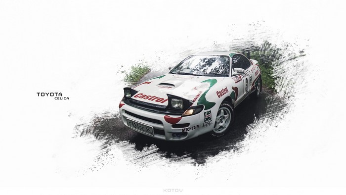 4K Toyota Celica Castrol Rally Car