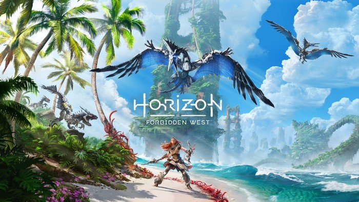 Aloy from Horizon Forbidden West with robotic birds
