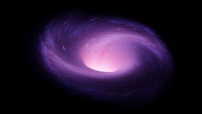Purple and pink galaxy vortex