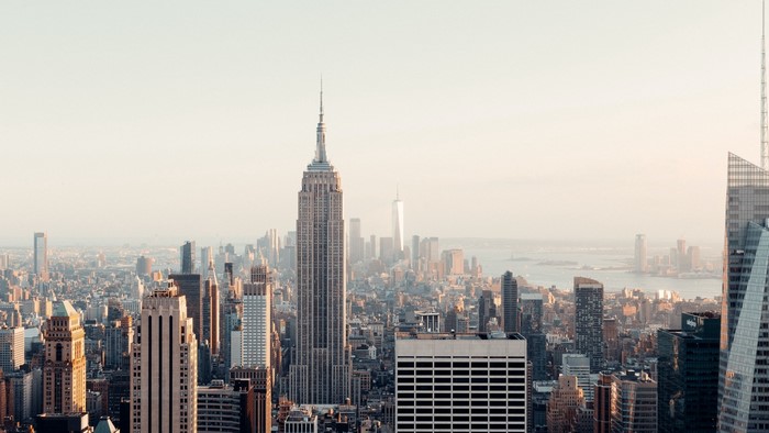 Empire State Building and New York City Skyline