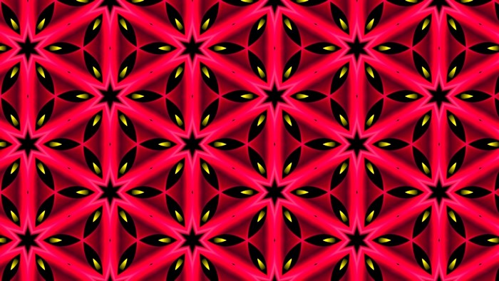 Abstract Red and Yellow Geometric Pattern
