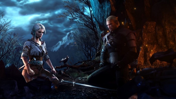 Geralt and Ciri from The Witcher 3: Wild Hunt