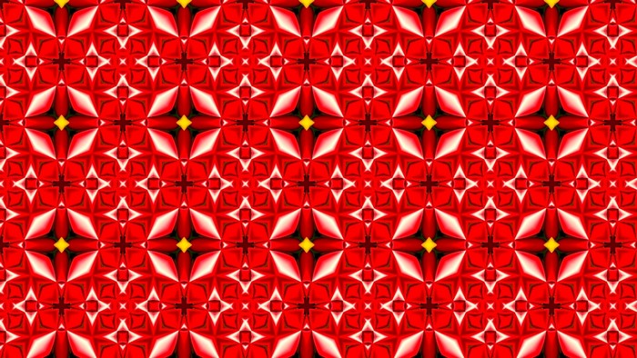Red and white abstract geometric pattern
