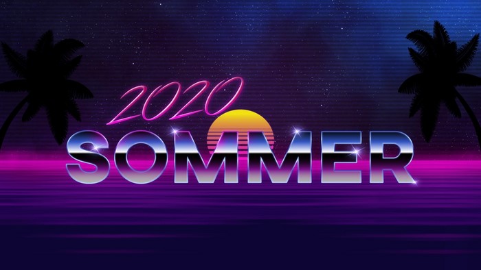 2020 Summer Retro Sunset