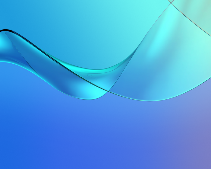Blue waves on a gradient background