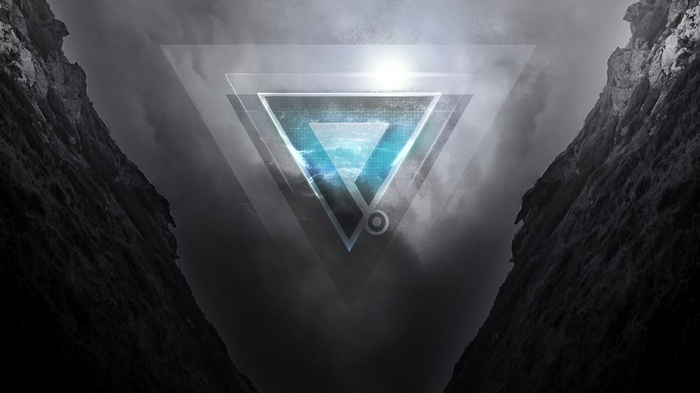 Perrin Sequence Triangles in Mountains 4K