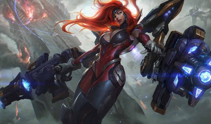 Gun Goddess Miss Fortune from League of Legends