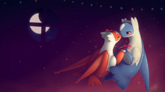 4K Pokémon Latios and Latias dancing