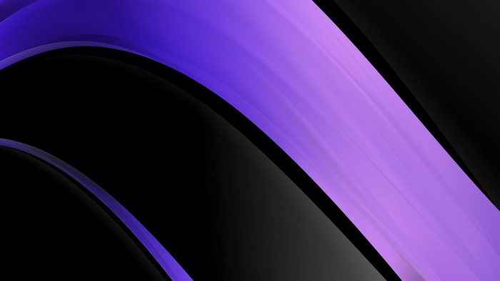 4K Abstract Purple and Black Waves