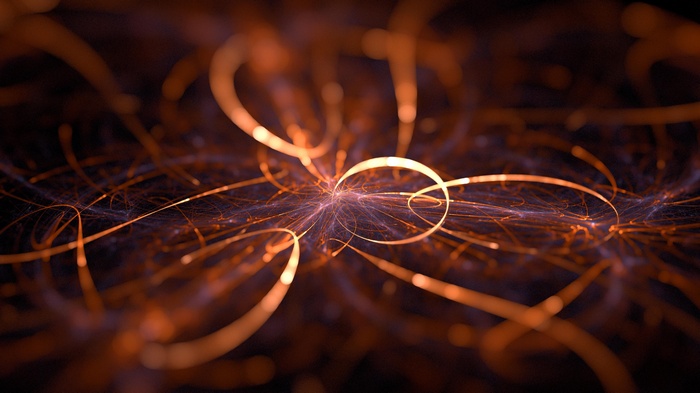 Abstract Golden and Purple Bokeh 4K