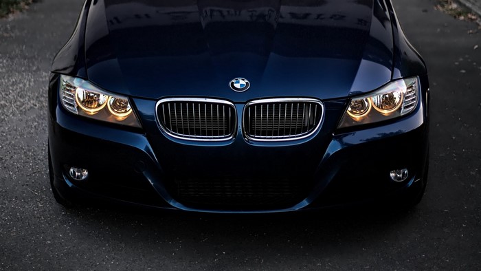BMW car front view