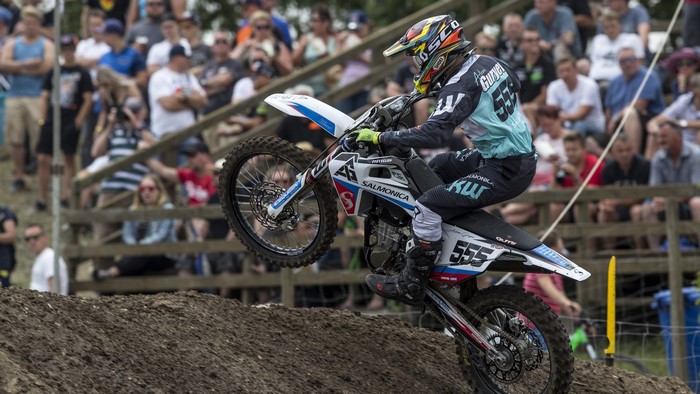 Motocross rider 555 at MXGP
