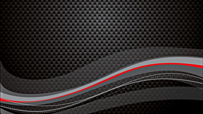 Carbon fiber abstract wave pattern