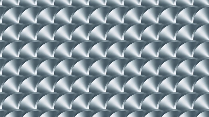 Seamless Metallic Scale Pattern