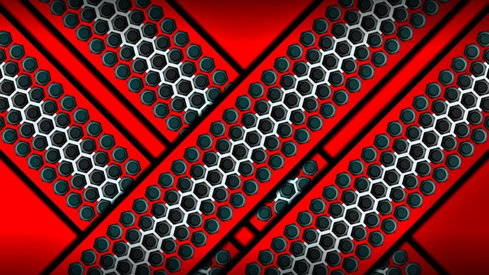 Red and black abstract geometric pattern
