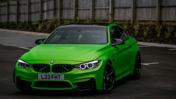 Green BMW M4 Coupe