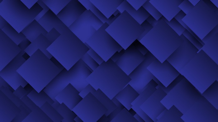 4K Abstract Blue Squares