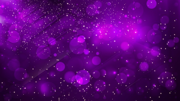 Purple Bokeh and Glitter Abstract