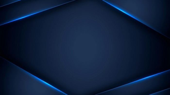 Dark Blue Abstract with Blue Light Edges