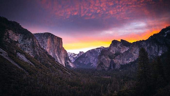Yosemite Valley at Dusk