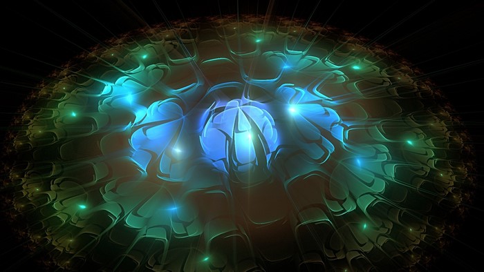 Abstract Fractal Bloom