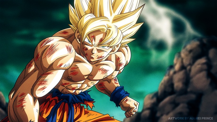 Super Saiyan, Goku, Dragon Ball Super, 4K