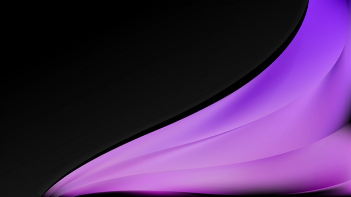 4K Abstract Purple and Black Waves
