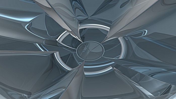 Abstract 3D metallic turbine blades