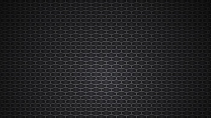 Dark Hexagonal Grid Texture