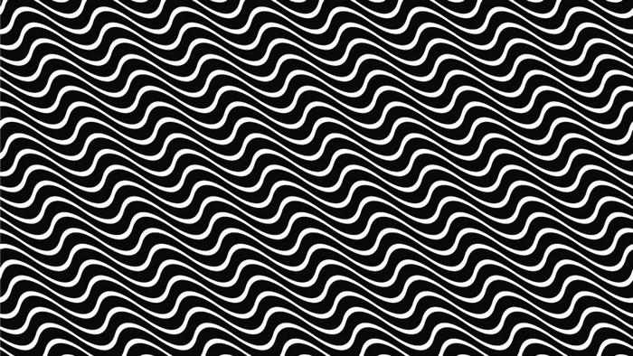 Black and white wavy lines pattern