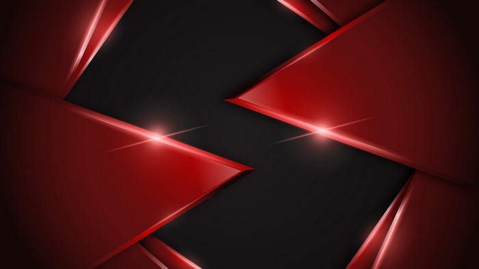 Red and black abstract metallic background