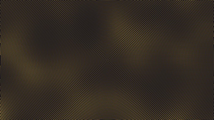 4K Abstract Golden Halftone Pattern