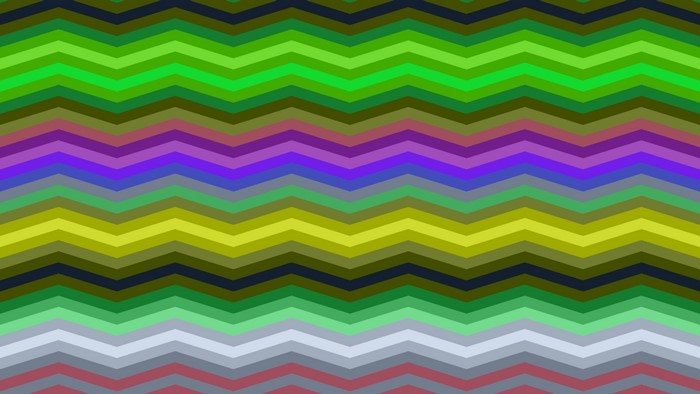 Abstract Chevron Pattern with Multiple Colors